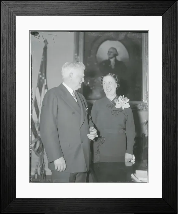 Framed Print : John Garner and Rose McConnell Long