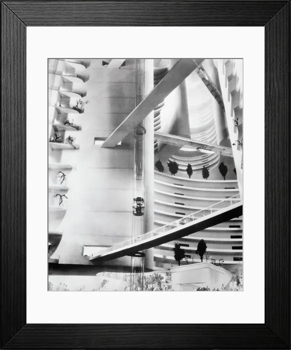 Framed Print : Fictional city of Everytown in Things to Come Framed Print : Fictional city of Everytown in Things to Come