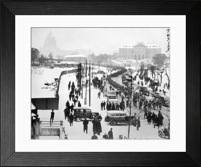 Framed Print : Attempted Military Coup In Tokyo