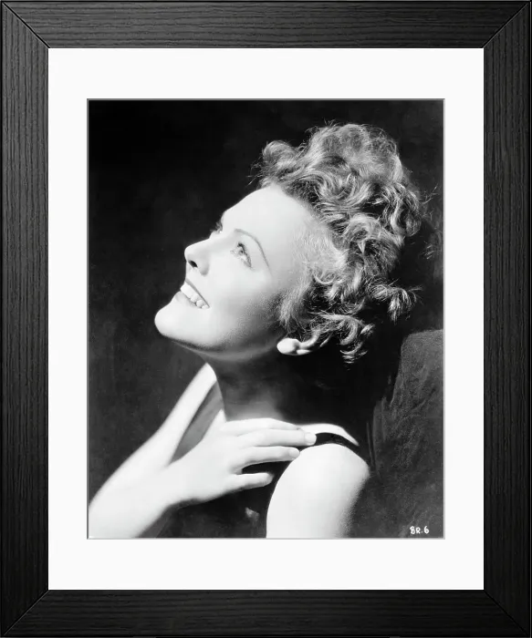 Framed Print : Profile Portrait of Beverly Roberts Framed Print : Profile Portrait of Beverly Roberts