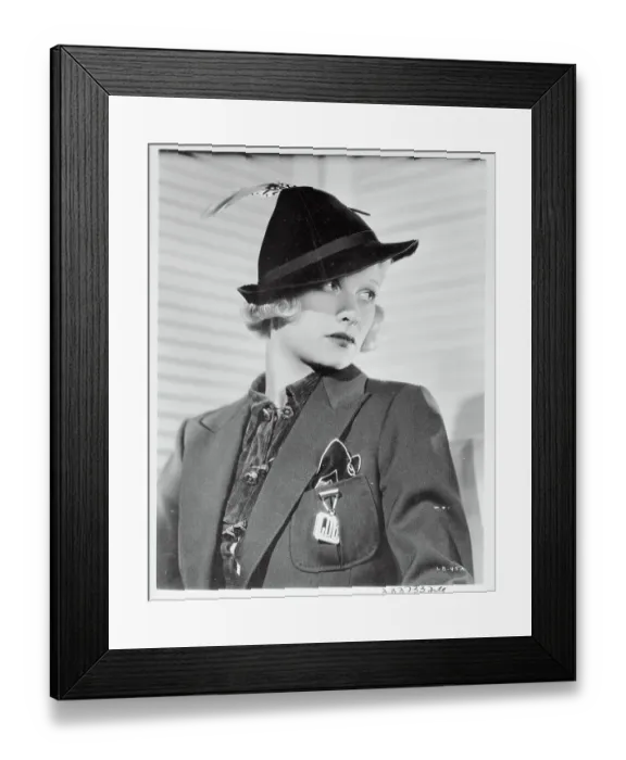 Framed Print : Portrait of Lucille Ball