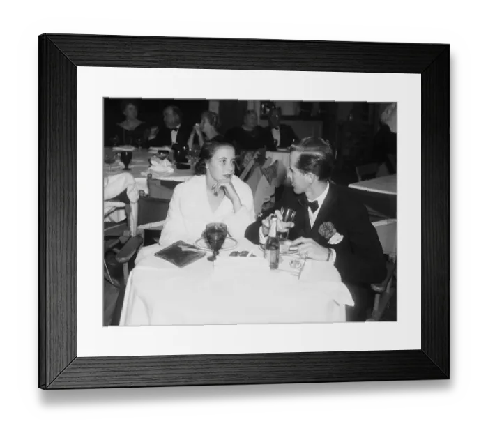 Framed Print : Virginia Hall and Jackson Moffett Attend Club Opening Framed Print : Virginia Hall and Jackson Moffett Attend Club Opening