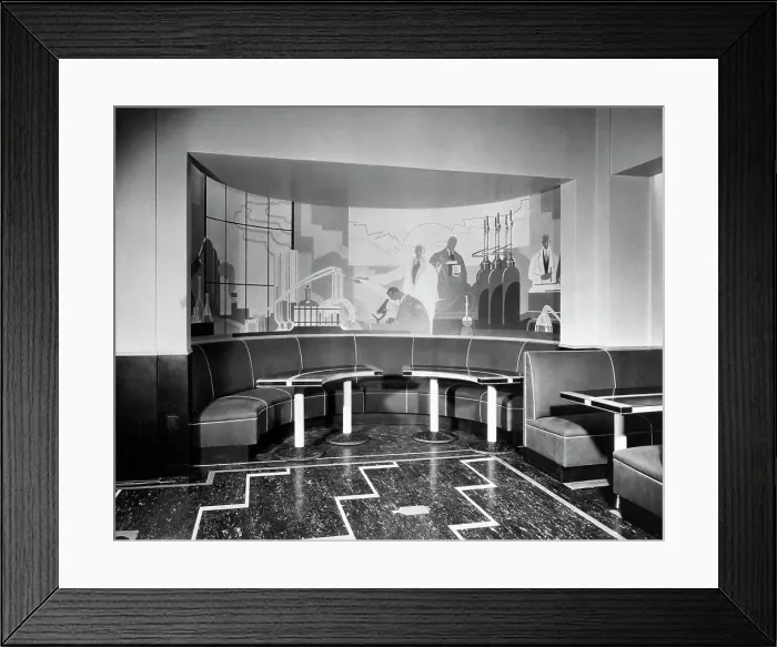 Framed Print : Interior View of Rubber Room