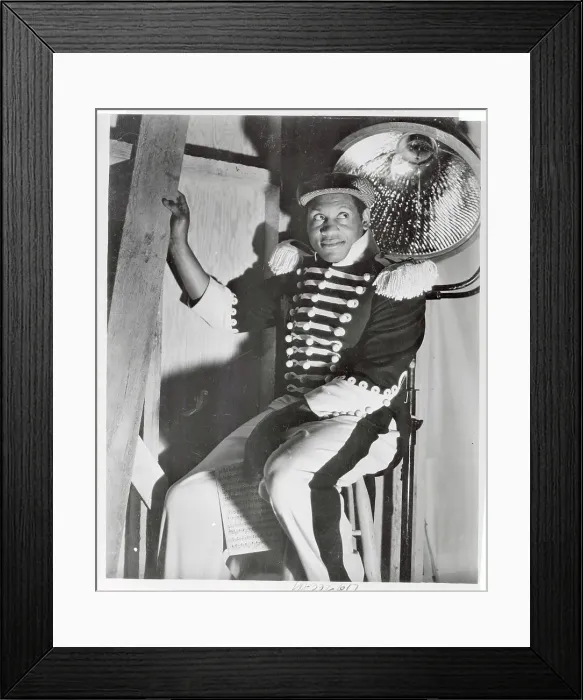 Framed Print : Paul Robeson Relaxing in Stage Costume Framed Print : Paul Robeson Relaxing in Stage Costume