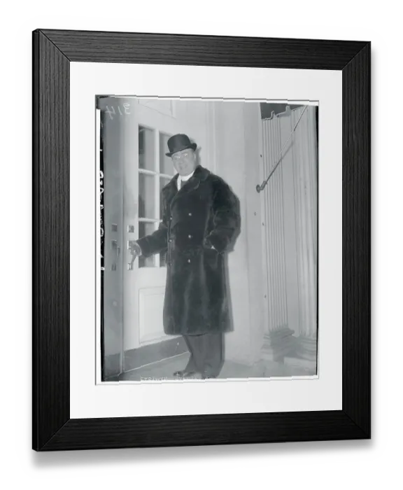 Framed Print : Charles Coughlin Opening Door