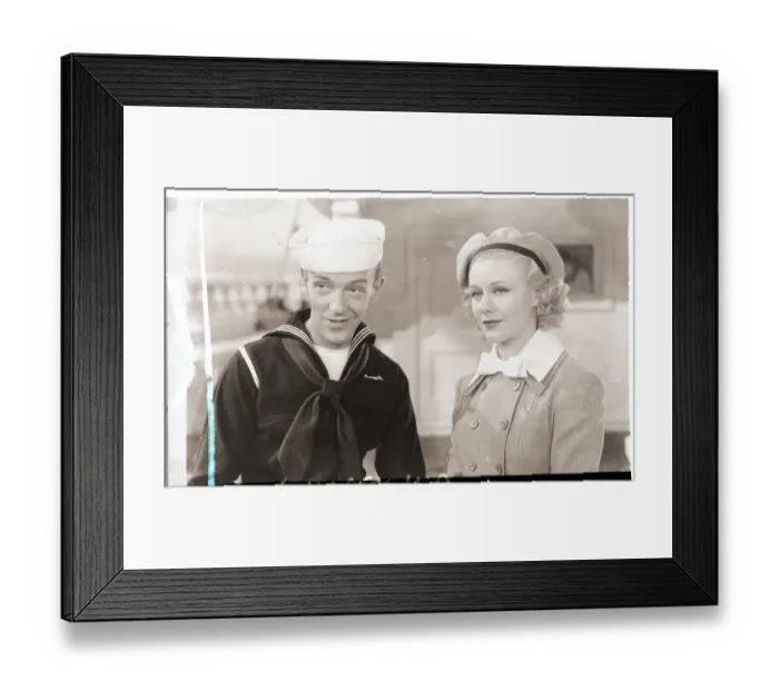 Framed Print : Fred Astaire and Ginger Rogers in Follow the Fleet Framed Print : Fred Astaire and Ginger Rogers in Follow the Fleet