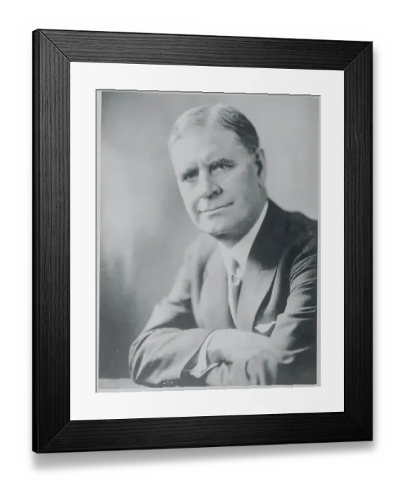 Framed Print : Portrait of George H. Dern