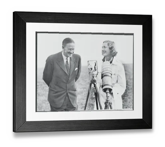 Framed Print : Beryl Markham with R.S. Mountstephen Framed Print : Beryl Markham with R.S. Mountstephen