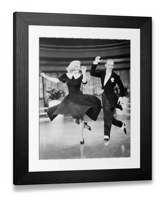 Framed Print : Fred Astaire and Ginger Rogers Dancing Framed Print : Fred Astaire and Ginger Rogers Dancing
