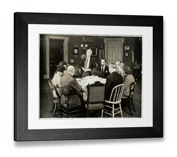 Framed Print : Play Scene at the Booth Theater Framed Print : Play Scene at the Booth Theater