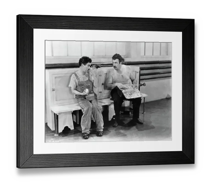 Framed Print : Charlie Chaplin in Modern Times