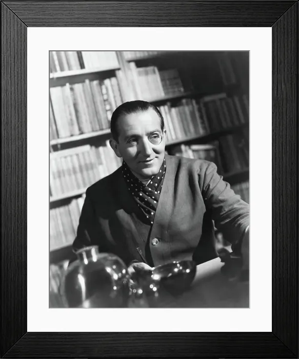Framed Print : Fritz Lang Smiling Framed Print : Fritz Lang Smiling