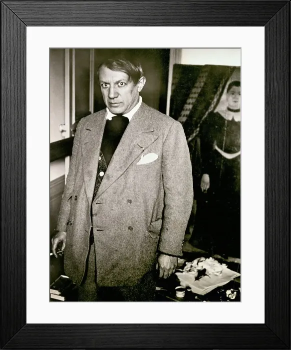 Framed Print : Pablo Picasso Taking a Break Framed Print : Pablo Picasso Taking a Break