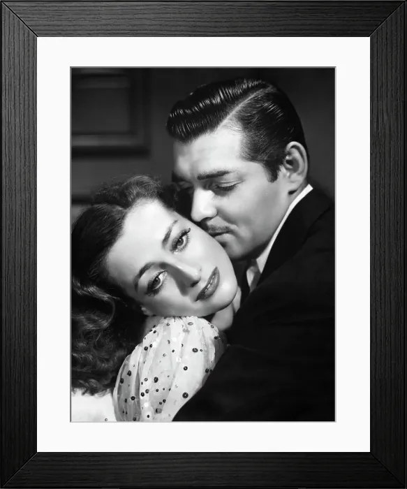 Framed Print : Clark Gable and Joan Crawford Framed Print : Clark Gable and Joan Crawford