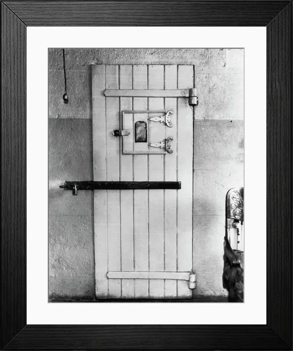 Framed Print : Solitary Confinement Cell Framed Print : Solitary Confinement Cell