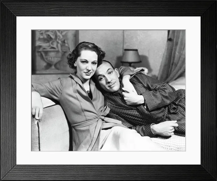 Framed Print : Gertrude Lawrence and Noel Coward Framed Print : Gertrude Lawrence and Noel Coward