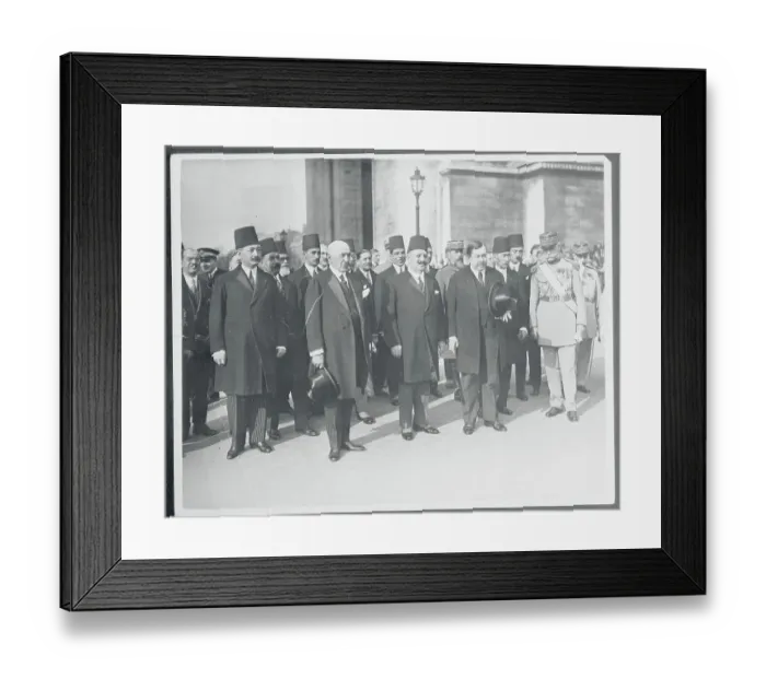 Framed Print : Egyptian and French Leaders Framed Print : Egyptian and French Leaders