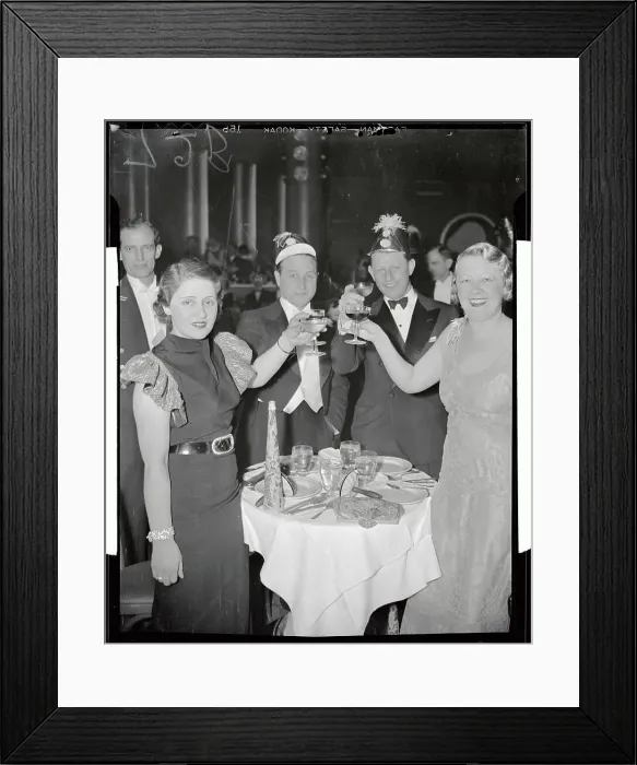 Framed Print : New Year's Eve Party Framed Print : New Year's Eve Party