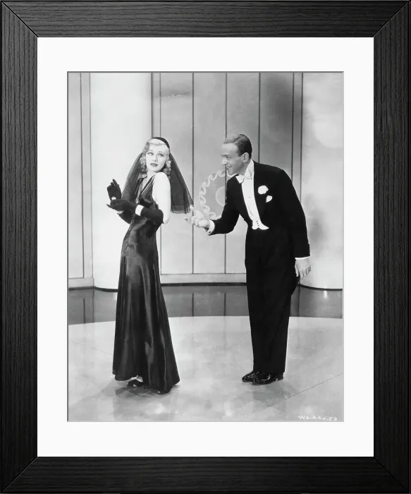 Framed Print : Ginger Rogers and Fred Astaire in Swing Time Framed Print : Ginger Rogers and Fred Astaire in Swing Time