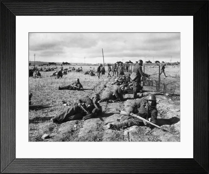 Framed Print : Nationalist Fighters Ready To Assault Framed Print : Nationalist Fighters Ready To Assault