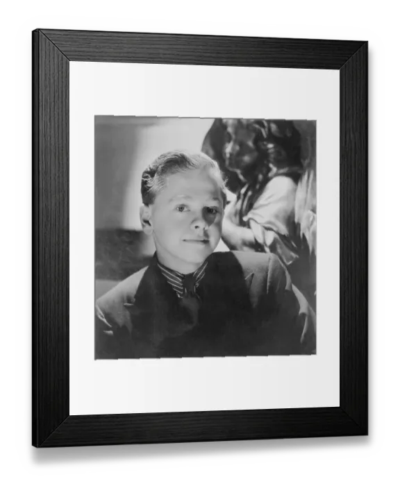 Framed Print : Actor Mickey Rooney Framed Print : Actor Mickey Rooney