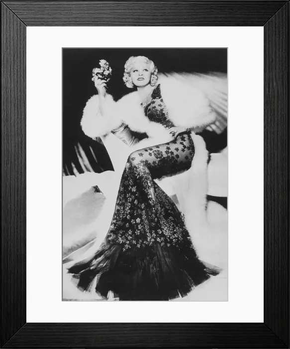 Framed Print : Actress Mae West Framed Print : Actress Mae West