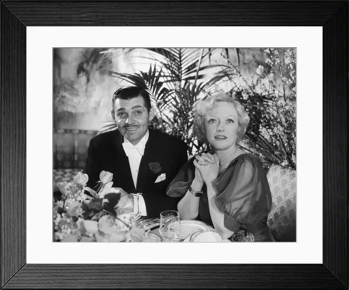 Framed Print : Clark Gable and Marion Davies at Dinner Framed Print : Clark Gable and Marion Davies at Dinner