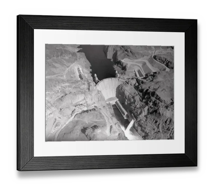 Framed Print : Overview of Boulder Dam Framed Print : Overview of Boulder Dam