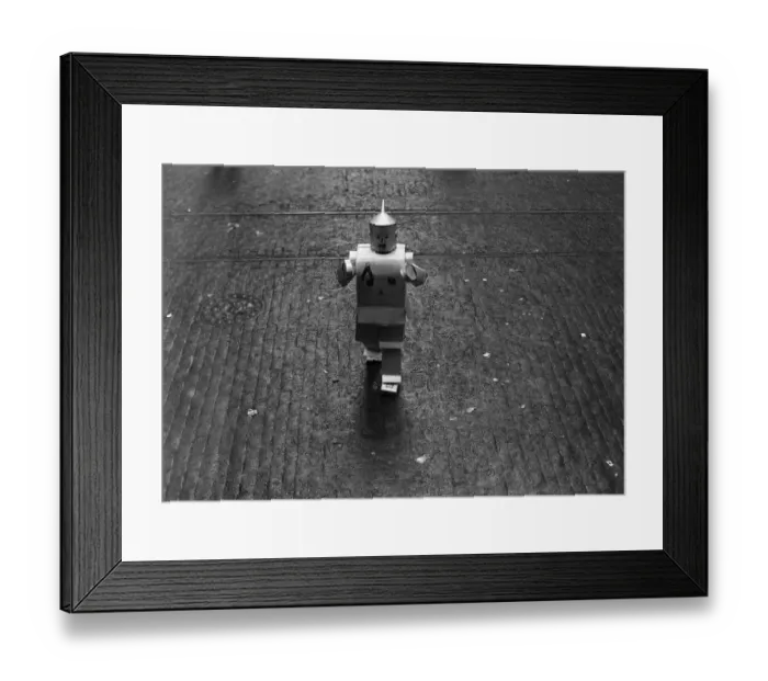 Framed Print : Person dressed as robot Framed Print : Person dressed as robot