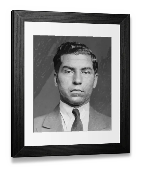Framed Print : Lucky Luciano Framed Print : Lucky Luciano