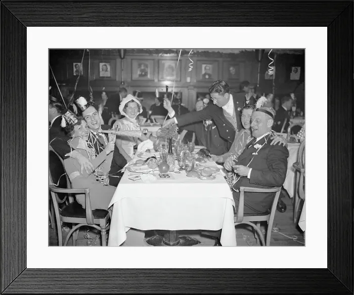 Framed Print : New Year's Eve Party Framed Print : New Year's Eve Party