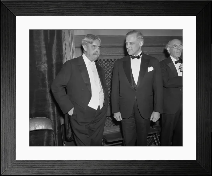 Framed Print : Scientists Edward Thorndike and Karl T. Compton Framed Print : Scientists Edward Thorndike and Karl T. Compton