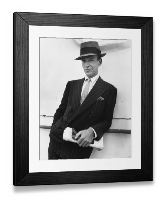 Framed Print : Fred Astaire Holding Newspaper Framed Print : Fred Astaire Holding Newspaper