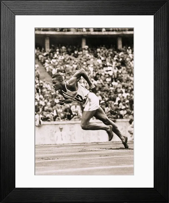 Framed Print : Archie Williams at Olympic Games Framed Print : Archie Williams at Olympic Games