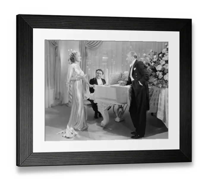 Framed Print : Herman Bing and Jeanette MacDonald in Rose Marie Framed Print : Herman Bing and Jeanette MacDonald in Rose Marie