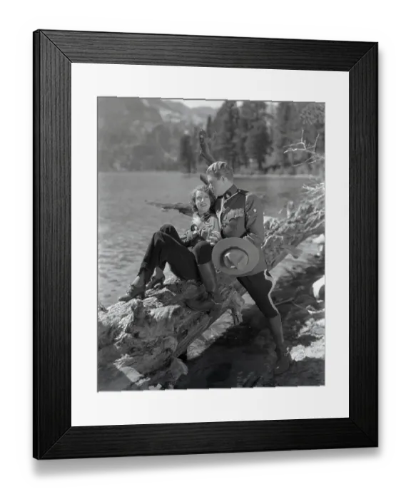 Framed Print : Nelson Eddy and Jeanette MacDonald in Rose Marie Framed Print : Nelson Eddy and Jeanette MacDonald in Rose Marie