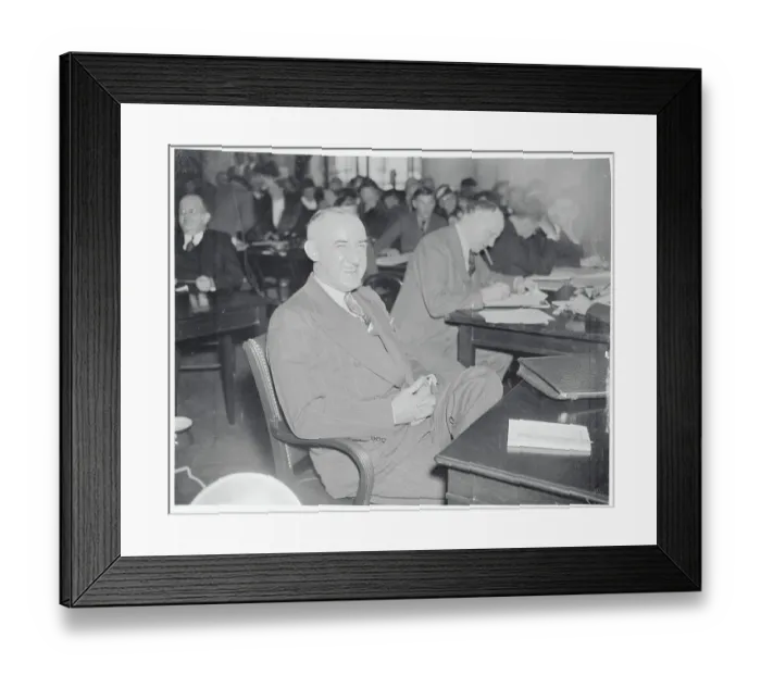 Framed Print : Raymond Moley Testifying Framed Print : Raymond Moley Testifying