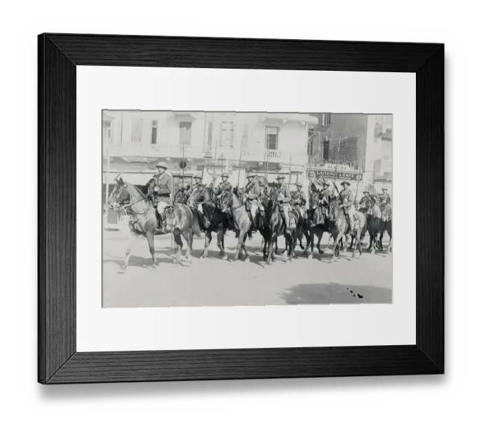 Framed Print : Egyptian Army on Horseback Framed Print : Egyptian Army on Horseback