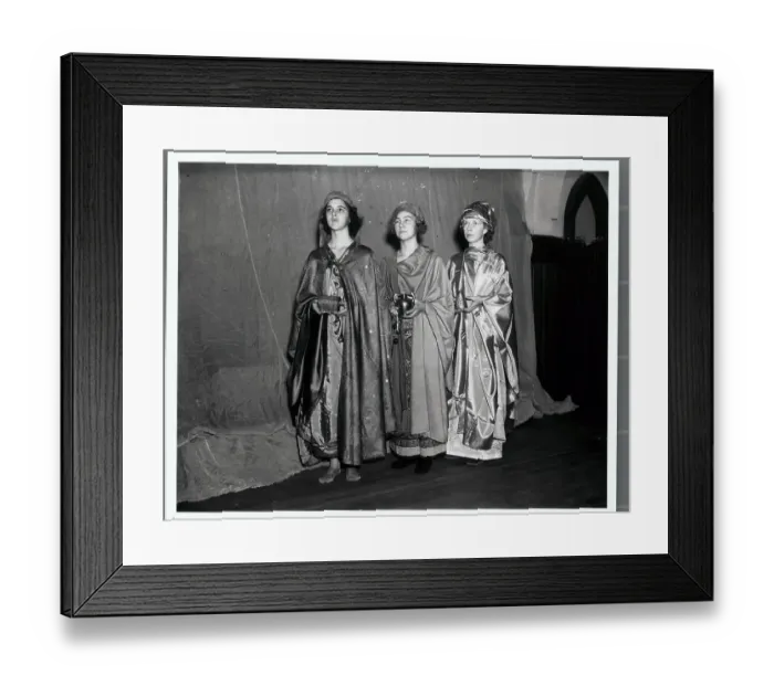 Framed Print : Diana Barrymore Performing in Christmas Pageant Framed Print : Diana Barrymore Performing in Christmas Pageant