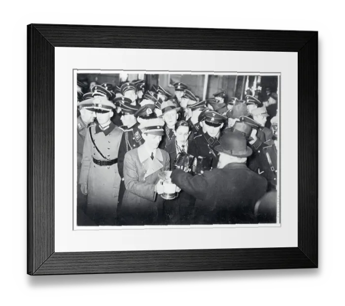 Framed Print : Paul Joseph Goebbels Collecting Money Framed Print : Paul Joseph Goebbels Collecting Money