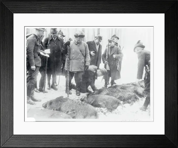 Framed Print : Hermann Goering Inspecting Boars Framed Print : Hermann Goering Inspecting Boars