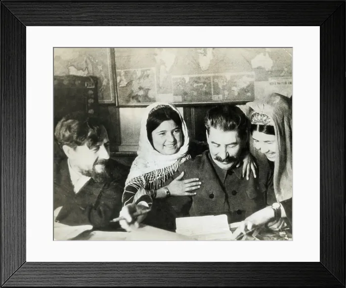 Framed Print : Joseph Stalin Reviewing Papers Framed Print : Joseph Stalin Reviewing Papers