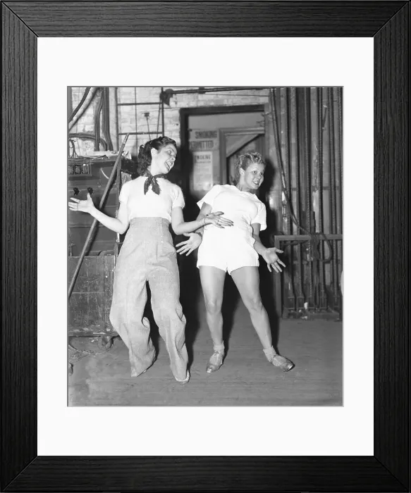 Framed Print : Preisser Sisters Dancing Framed Print : Preisser Sisters Dancing