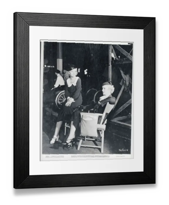 Framed Print : Bette Davis with Sally Sage