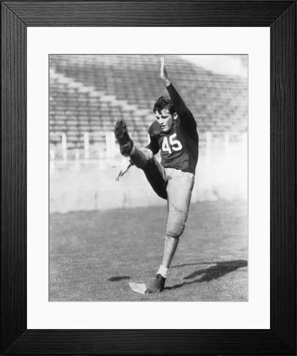 Framed Print : All-American Football Player Sam Baugh