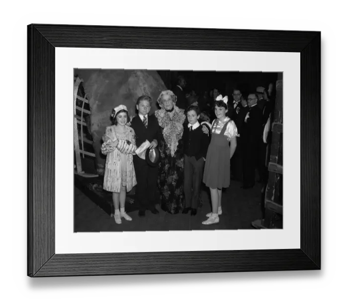 Framed Print : Judy Garland and Friends Attending Theatrical Show Framed Print : Judy Garland and Friends Attending Theatrical Show