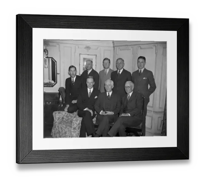 Framed Print : American Naval Delegation Sails for London Framed Print : American Naval Delegation Sails for London
