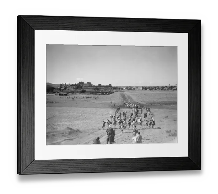 Framed Print : Italian Troops Marching Into Makale Framed Print : Italian Troops Marching Into Makale