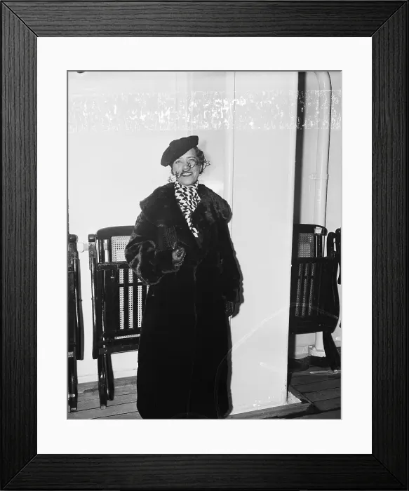 Framed Print : Maria Rasputin on the SS Lafayette Framed Print : Maria Rasputin on the SS Lafayette