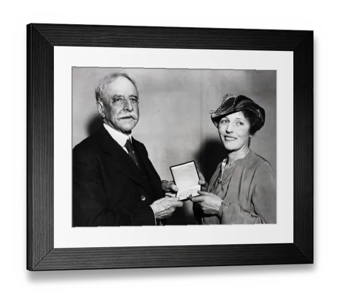 Framed Print : Pearl S. Buck Receiving Howells Medal Framed Print : Pearl S. Buck Receiving Howells Medal